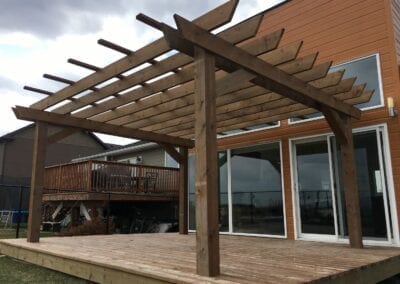 pergola build