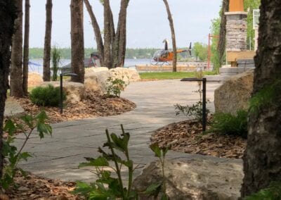 landscaping project